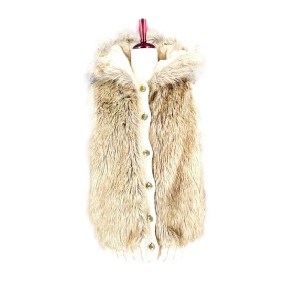 Nine WEST Vintage American Jeans Hunted Vest - Tan/Beige - LG - Picture 1 of 8